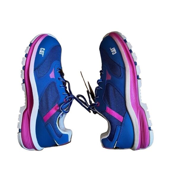 NWT CAT Footwear Women's Quake CT Blue Work+ Safety Nursing Shoes - Size 7 - Picture 5 of 9